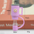 Cute Cartoon Silicone Straw Cap Dust PlugTumbler Straw Toppers for Tumblers, Dust-Proof Drinking Straw Caps for Reusable Straws Tips